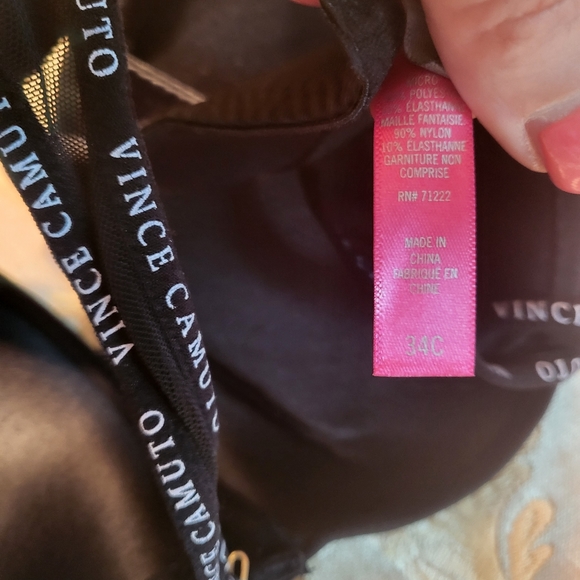 Vince Camuto 2 34C bras black and gray New - Picture 6 of 6